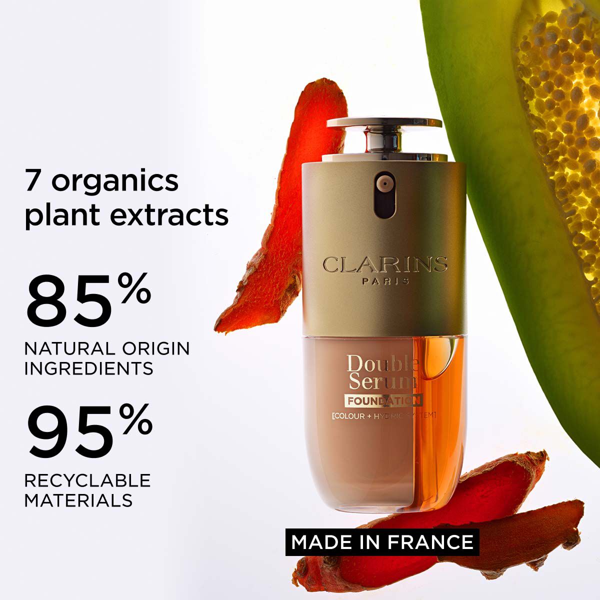 DOUBLE SERUM FOUNDATION - 2-in-1 Hybrid Foundation | CLARINS®