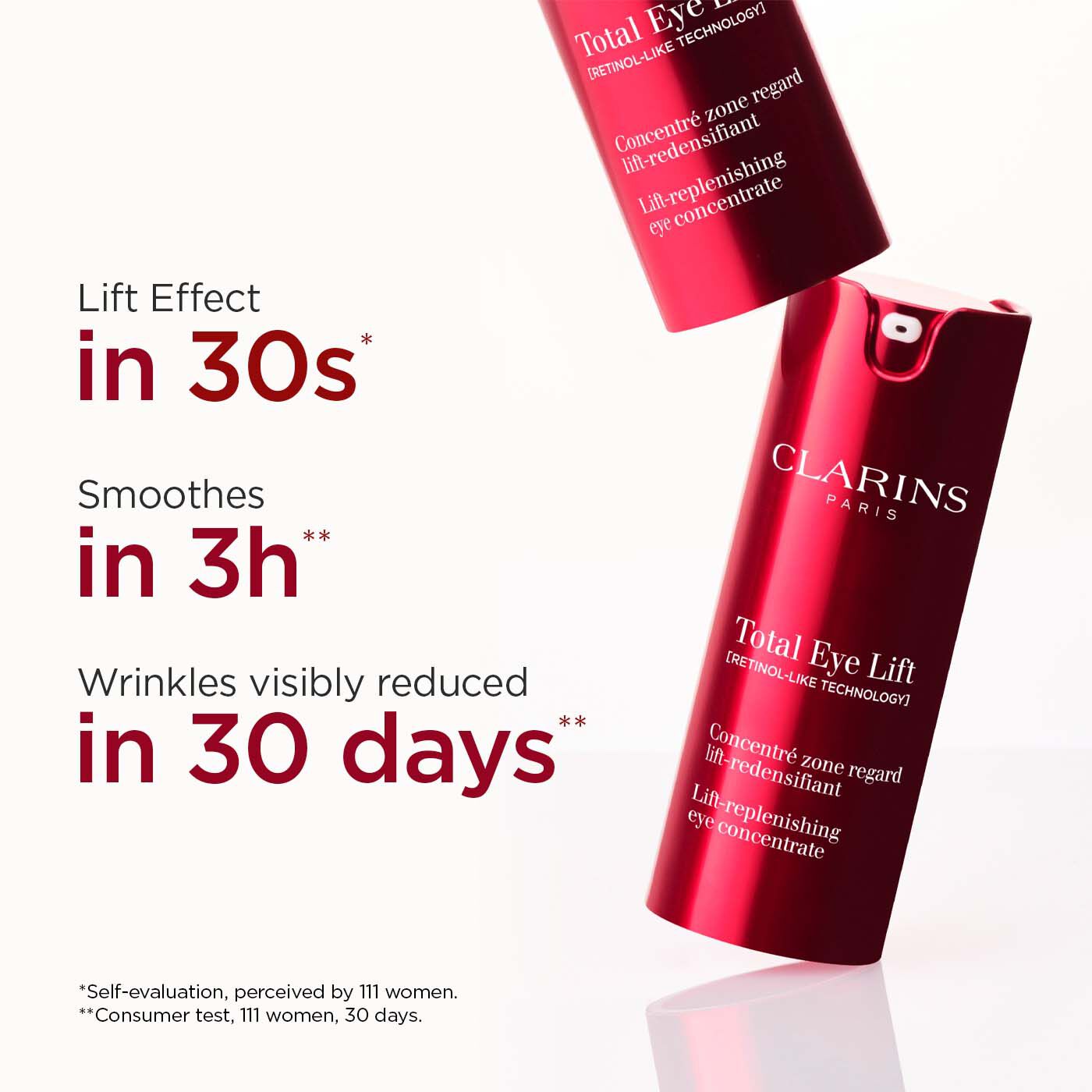 Total Eye Lift Refillable Eye Cream for Firming, Wrinkles, Dark