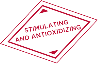 Cosmetic benefit of coffee bush stamp