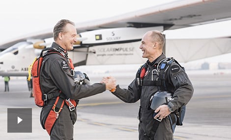 André Borschberg and Bertrand Piccard