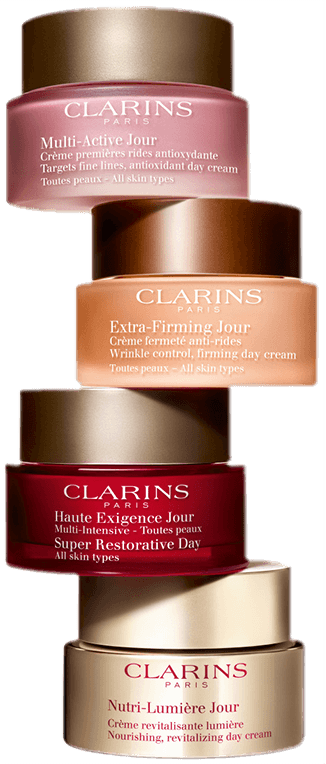 Your Clarins anti-ageing day cream