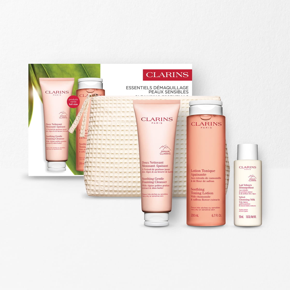 مجموعة أساسيات التنظيف &ndash; للبشرة الحساسة